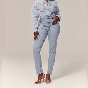 *New* The 90s slim straight ultra high rise curve love jeans
